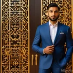 Home 2 금형설계 직무에서의 자격증 활용 사례 - **Prompt:** A confident, diverse professional, appearing to be of Arab descent, wearing a modern, we...