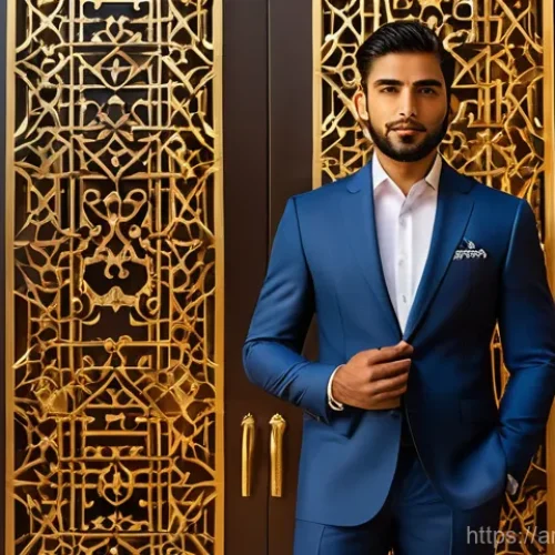 Home 8 금형설계 직무에서의 자격증 활용 사례 - **Prompt:** A confident, diverse professional, appearing to be of Arab descent, wearing a modern, we...